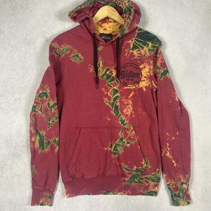 Sullen Art Collection Men's Tie Dye Hoodie Together We Rise Gray Black Size XS